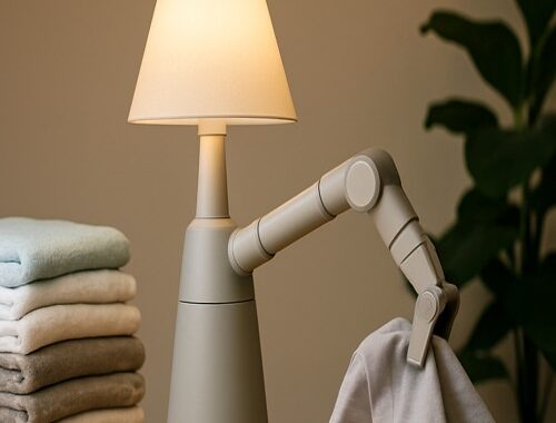 Lume robotic lamp laundry